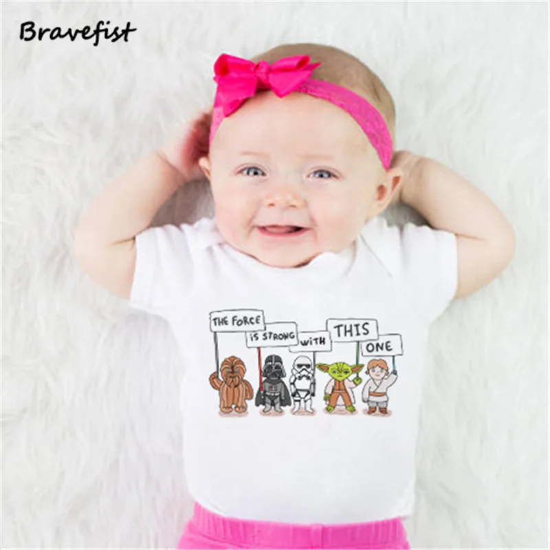 

Baby Bodysuits Newborn Clothes Body Short Sleeve Bodysuites Summer Infant Jumpsuit Girl Next Baby Clothes Star Wars Style 0-24M