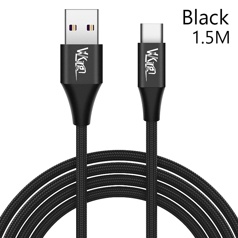 VVKing USB быстрая зарядка type C кабель QC3.0 3A зарядка 1,5 м 2 м для samsung Xiaomi huawei LG Быстрая зарядка 3,0 телефонный кабель Шнур