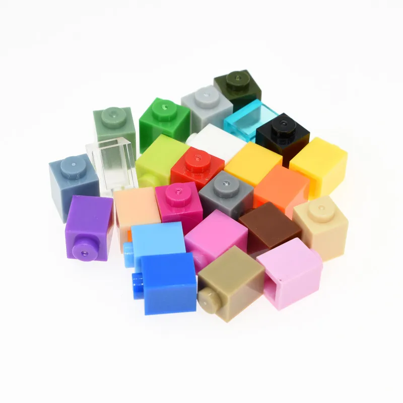 

bricks 1X1 building blocks DIY brick pieces Toys For creative educational Compatible Legoing 3005 MOC toys 30pcs / lot
