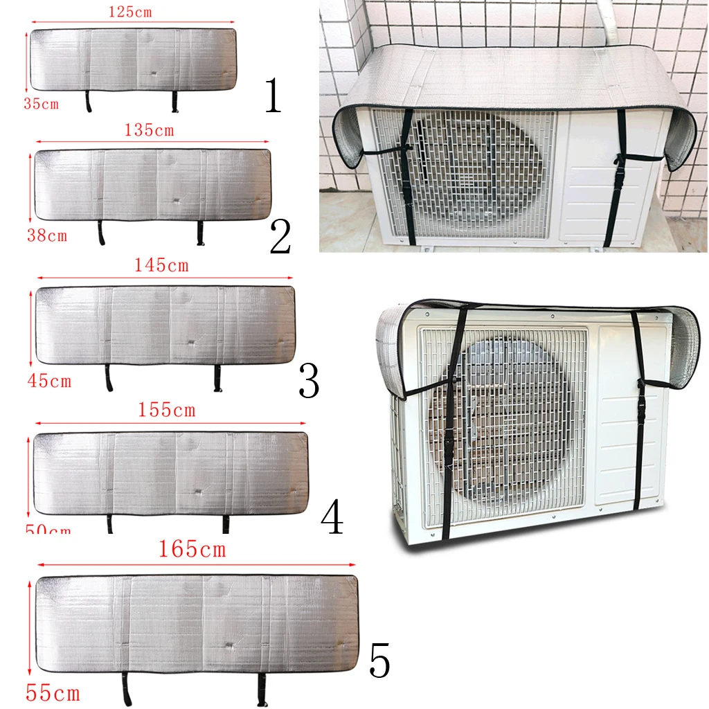 Outdoor Air Conditioner Cover Dust-proof Rainproof Air Conditioner Cleaning Cover