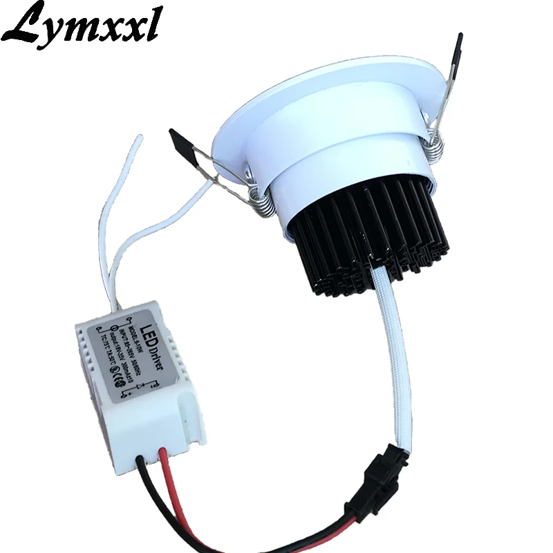 20 шт./лот затемнения светильник 10 W 12 W Встраиваемые Светодиодный пятна 110 V-220 V+ светодиодный драйвер потолочный светильник Теплый/холодный/Природа белый точечные светильники