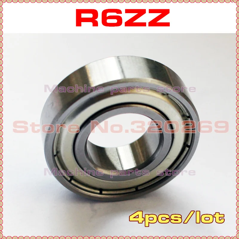 Радиальный фланец FR6ZZ R6ZZ 4 шт. шариковый подшипник 3/8x7/8x9/32 дюйма металлический щит
