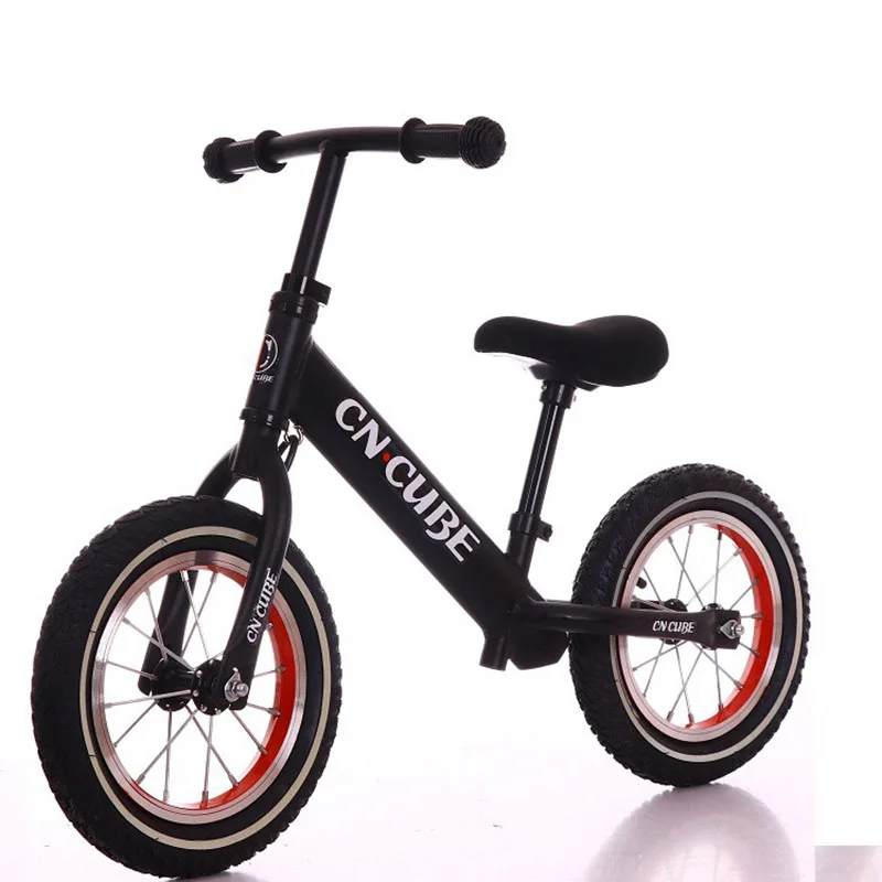 

abdo Children Two Wheel Balance Child Walker Portable Eco-Friendly Leather Back Seat Bike No Foot Pedal Kids Toy Bicycle