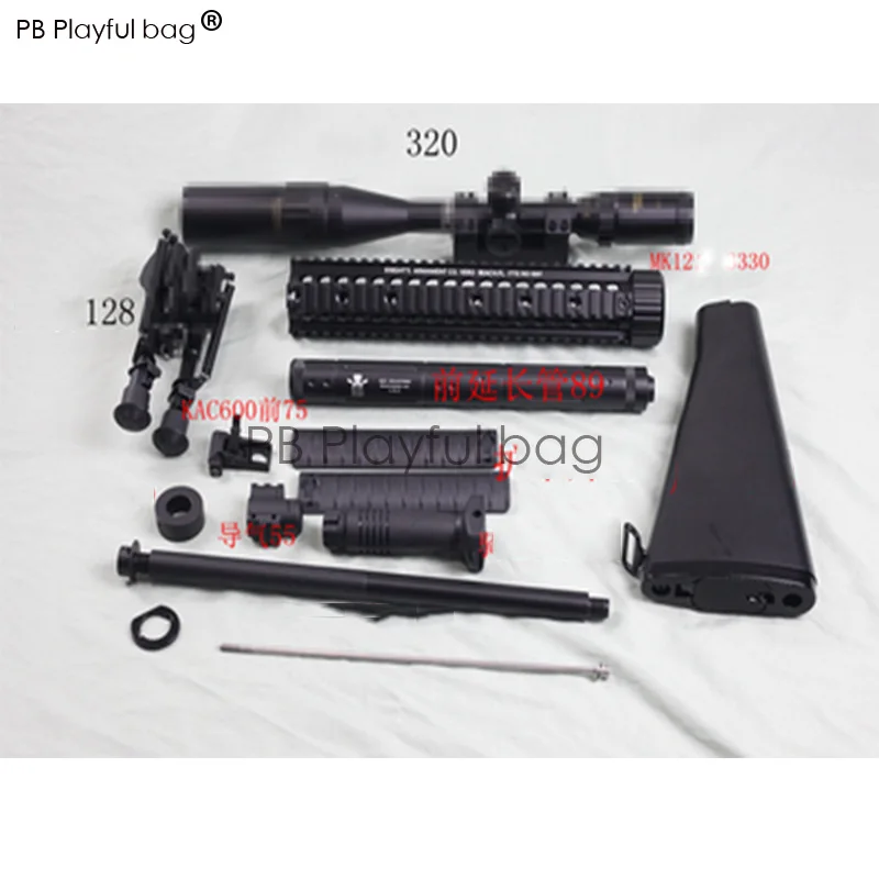 Спортивная игрушка для игр на открытом воздухе diy хобби m110 mk12 обновления материал рыбья кость jinming9 SLR черный бык ТТМ bd556 воды пулевой пистолет OD012