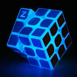 Fifget Cube 2x2x2 3x3x3 4x4x4 светящийся магический куб Развивающие игрушки Пазлы куб светящийся в темноте волшебный нео-кубы для Cuber