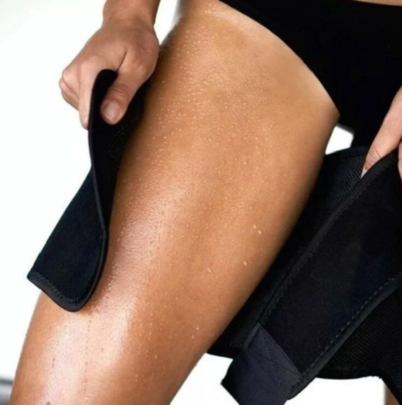 Мужской женский формирователь ног сауна пот Бедро целлюлит грелка тонкие обертывания для похудения ноги жир термос свободный вес сжигать жир
