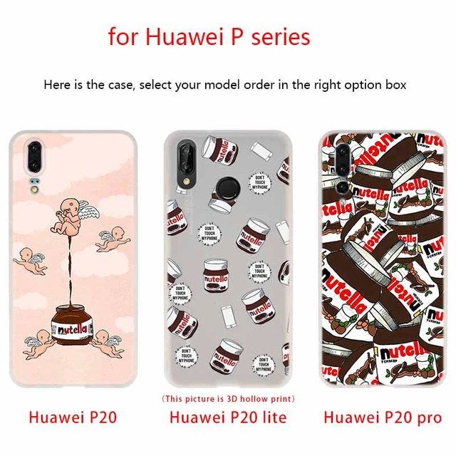 Chocolate Food Tumblr Nutella Silicone Coque Soft Case For Huawei P50 P40  P10 P20 P30 Lite Pro P Smart Z 2020 2019 Cover - Mobile Phone Cases & Covers  - AliExpress