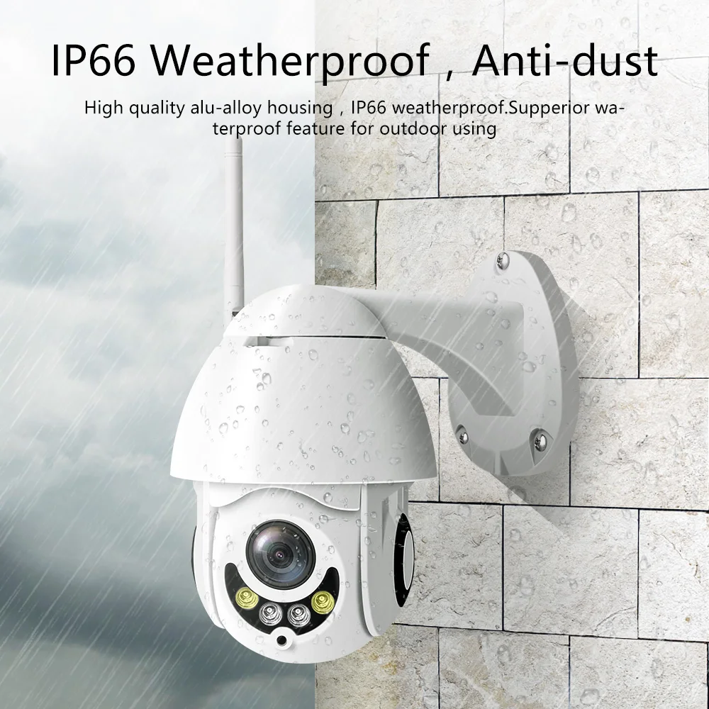 

2MP Full HD CCTV Camera 5X zoom Two Way audio with speaker IP Camera Phone remote control full color Wifi camera 11.5x17cm