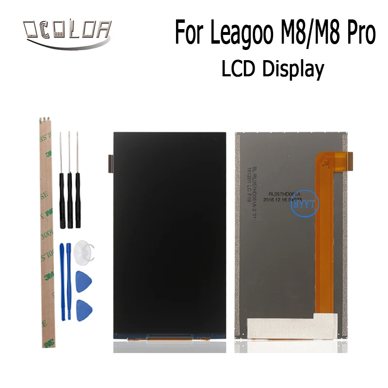 ocolor 1280x720 FHD For Leagoo M8 Pro LCD Display Screen good Quality 5.7inch Repair Part Pro+Tools+Adhesive | Мобильные телефоны и