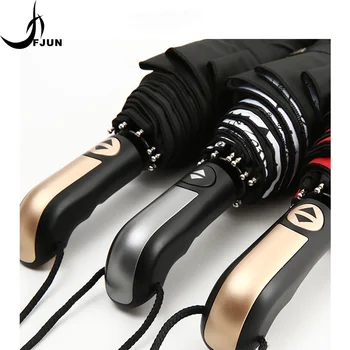 

Windproof Automatic Umbrella For Men Brand Large Folding Umbrella Rain Woman Double Golf Business Automatic Car Umbrella parasol
