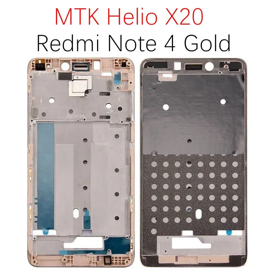 Для Redmi Note 4X Передняя рамка Note4 экран поддерживающий ободок для Xiaomi Redmi Note 4 Шасси передней рамы средняя пластина корпуса