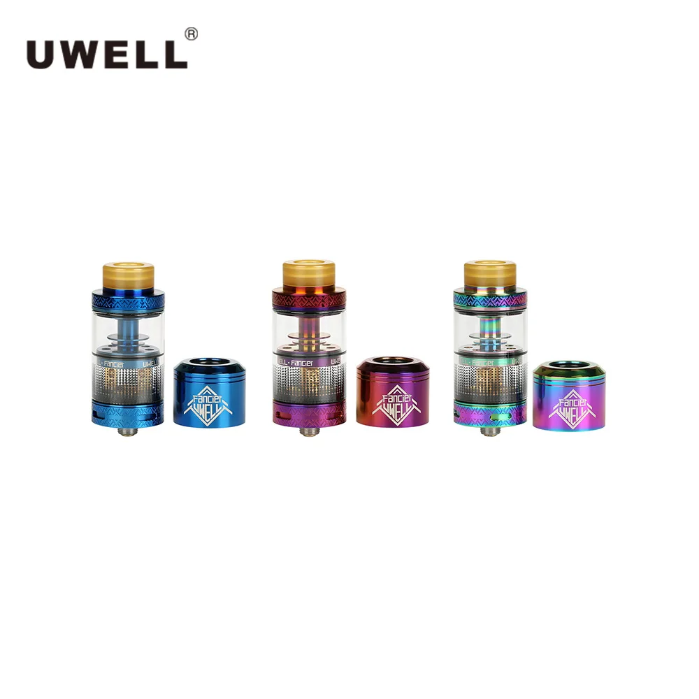 

Original Uwell Fancier RTA&RDA Tank 4ml Electronic Cigarette Atomizer Top Refilling Bottom Adjustable Airflow Vape Tank E Cig