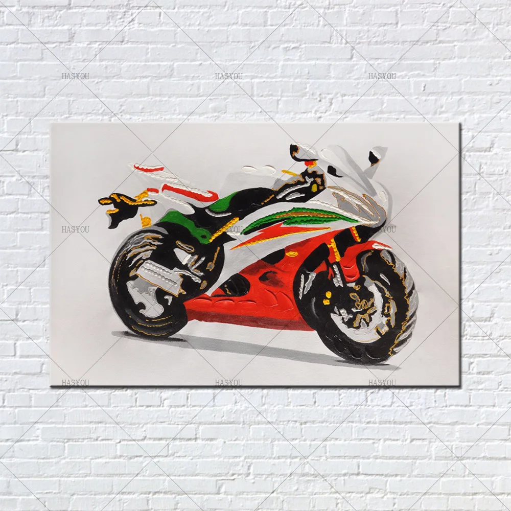 New-Design-Modern-Abstract-Motorbike-Oil-Painting-Hand-Painted-Motorcycle-Canvas-Picture-Christmas-Decorations-for-Home