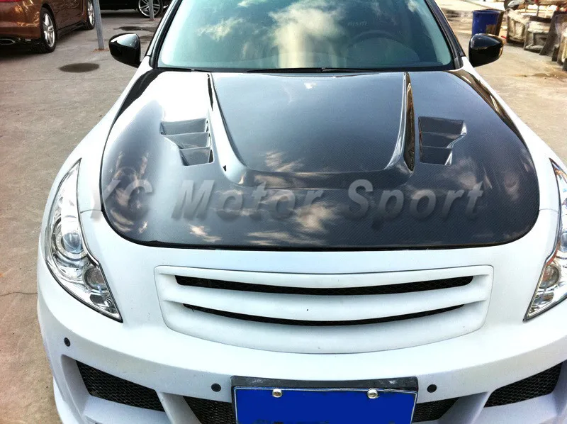 2010-2013 Infiniti G25 G37 4D Sedan Elite Style Front Bumper FRP (12)