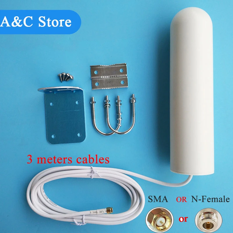 Всенаправленная антенна для GSM CDMA PCS 3G WLAN 4G LTE 5 шт./лот 806 2700 МГц ретранслятор