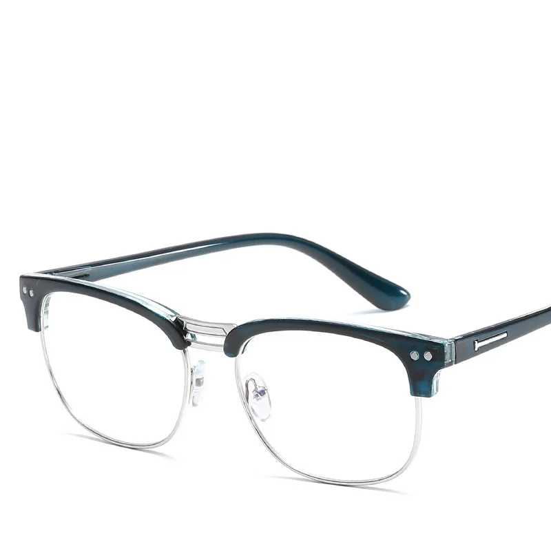 Seemfly ретро с прозрачными линзами очки полуоправы бренд Женщины сопротивление Blue-ray оптические очки для близорукости прозрачные очки в оправе