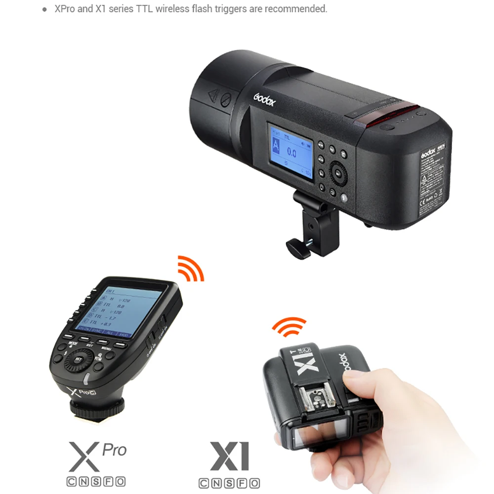 Godox светодиодный светильник для камеры AD600Pro 600Ws TTL HSS Flash 2 4G беспроводной SONY A58 A7RII