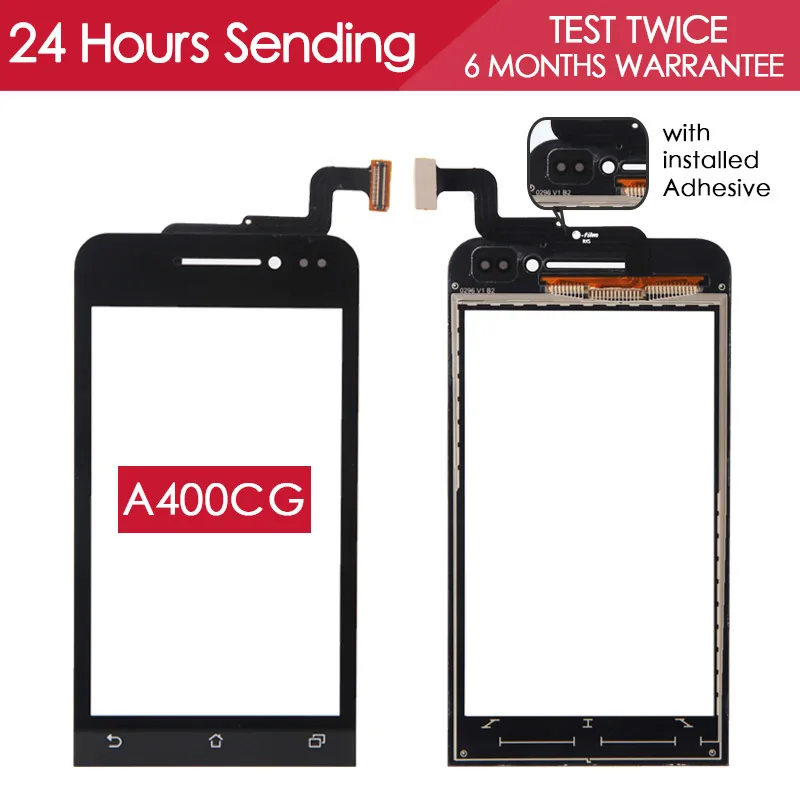 Tested AAA Quality 4 inch Sensor Touchscreen For Asus Zenfone Touch Screen A400CG Digitizer Glass Panel Replacement Parts | Мобильные