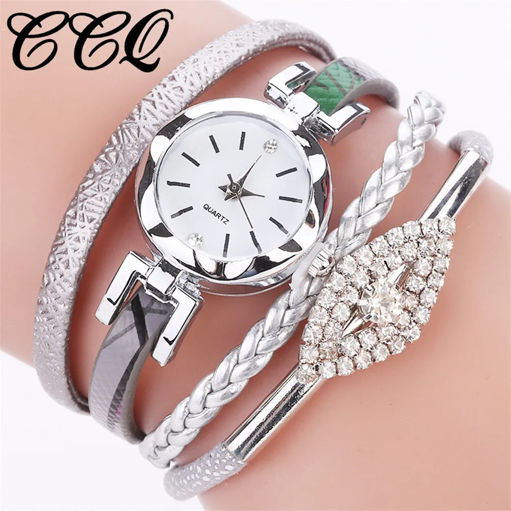 

CCQ luxury watch women famous brand Fashion Girls Analog Quartz Wristwatches Ladies Dress Bracelet Watches montre femmes 03*