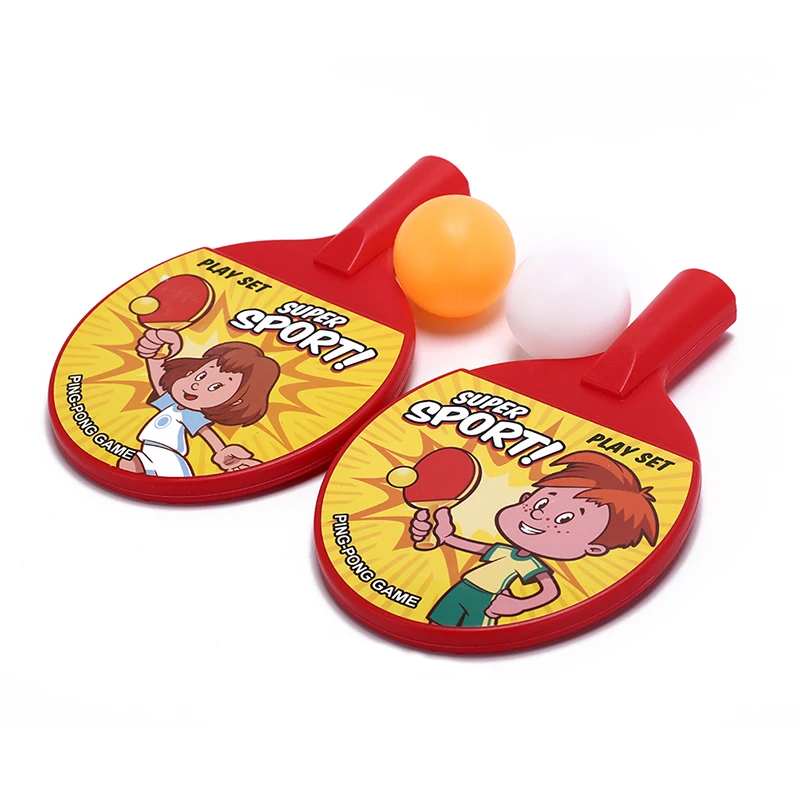 

kids Child Sports 1 pair Novelty Child Dual Plastic Table tennis pingpong Racket Baby SportsTop Recommended