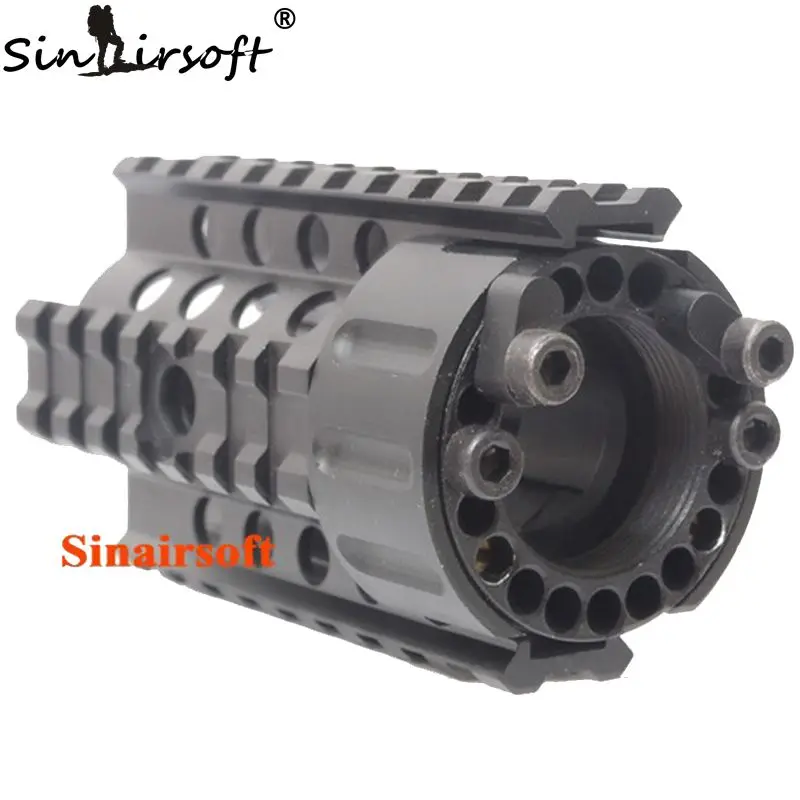 

Sinairsoft OEM MTU008 Model 4/15 Slim Line AR Pistol and Carbine 4" FF Free Float Quad Rail System