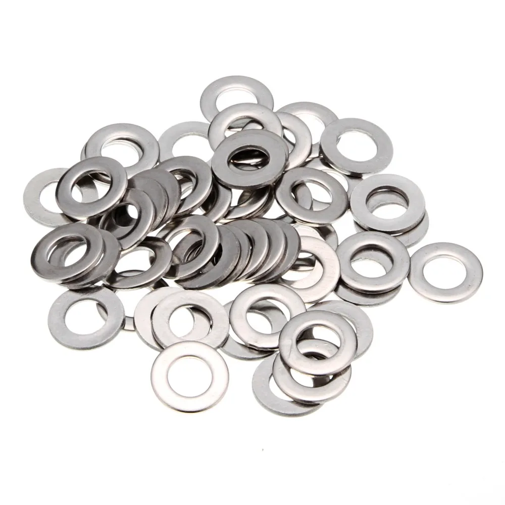 100pcs M8 washer Stainless Steel Form A Flat Washers To Fit Metric Bolt
