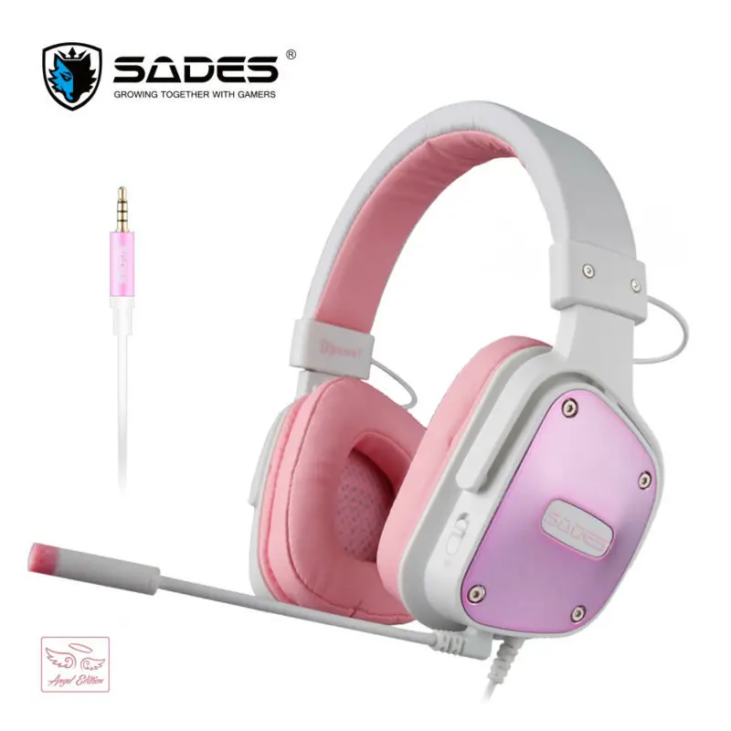 SADES Dpower игровая гарнитура 3 5 мм наушники мульти платформа для ПК/Xbox One/PS4|Наушники и