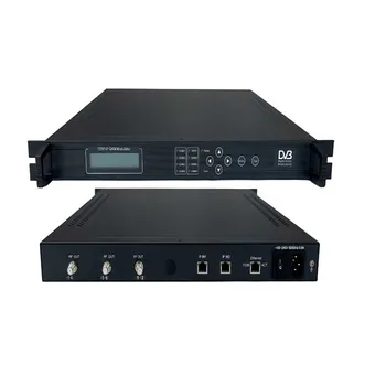 

12in1 IP QAM Modulator with MUX- Scrambler(gigabit 64*IP in, 12*DVB-C RF out) Modulator Radio & TV Broadcasting SC-4134