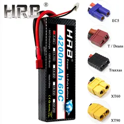 2 S 7,4 V 4200 mAh Lipo Батарея 60C T Деканы крышка XT60 EC5 XT90 подключаемых Traxxas Корпус RC Запчасти футляр для автомобиля, грузовик игрушки