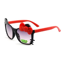 Ретро Классические солнцезащитные очки с кошачьим лицом для мужчин и женщин, детские очки, фирменный дизайн, Круглый кошачий глаз, высококачественные UV400 Солнцезащитные очки