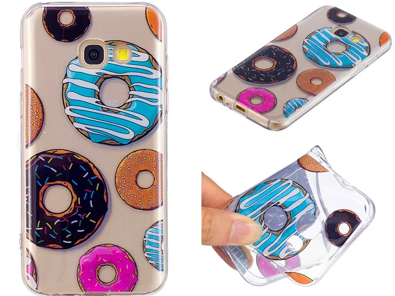 

For Samsung A 3 2017 A320F Transparent Case Anime Animal Silicone TPU Back Cover Soft Phone Case for Samsung Galaxy A3 2017 A320