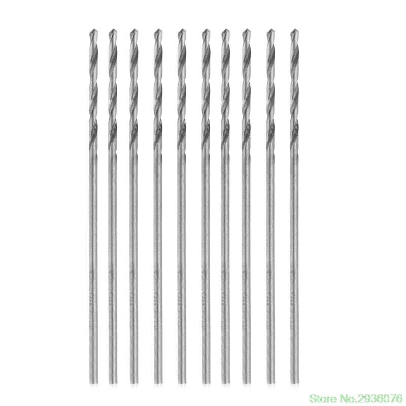 

Multifunction 10 Pcs Tiny Micro HSS 0.7mm Straight Shank Twist Drilling Bit Drop Ship Support