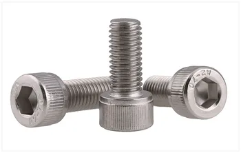 

M6 304 Stainless Steel ss Metric Thread DIN912 Allen Head Bolt Hex Hexagon Socket Cap Screw