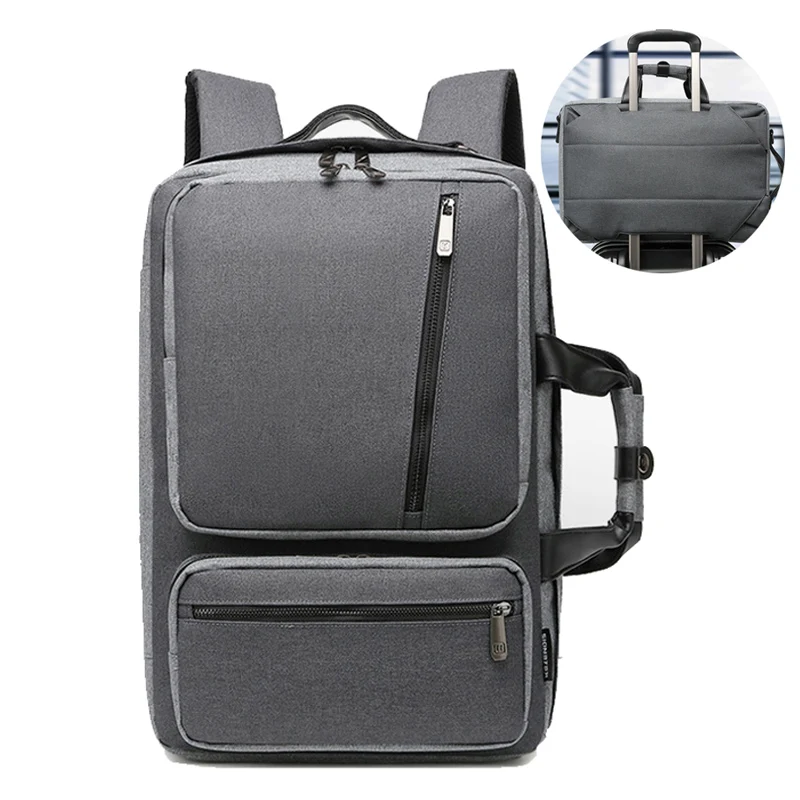 

Convertible Briefcases Large Nylon Computer Notebook Bag Waterproof Travel Rucksack For Men Women Maletin Portatil 15.6 XA227ZC