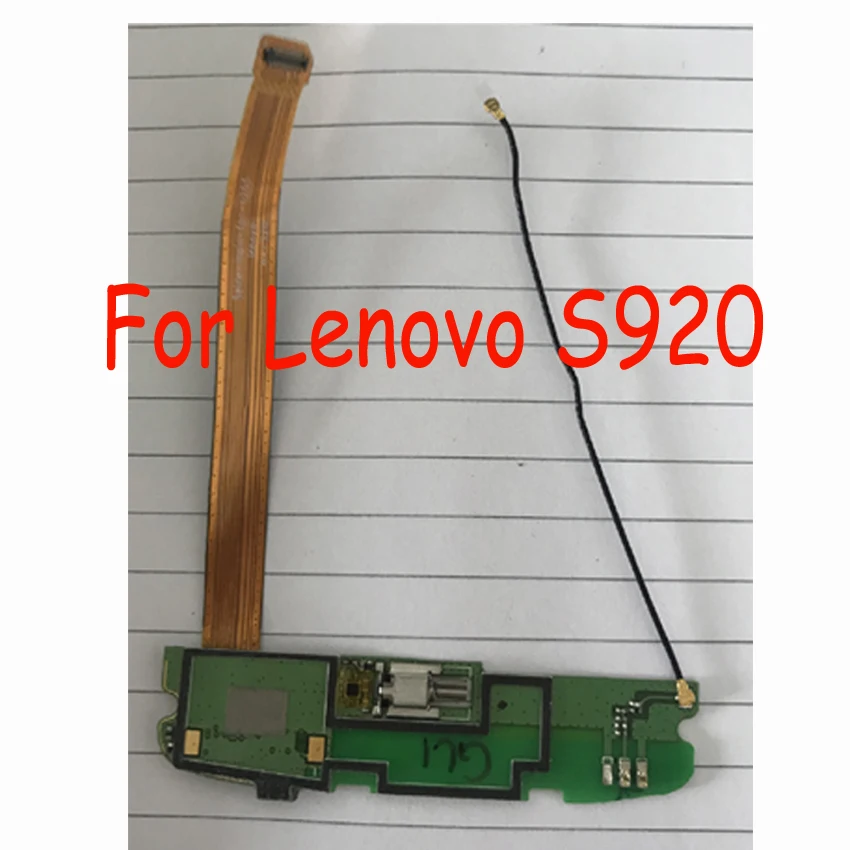 Оригинальный Для Lenovo S920 Вибрационный микрофон мотор сигнал зарядный разъем
