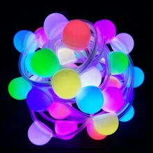 Bande lumineuse Led RGB intelligente adressable, dc 12v WS2811, diamètre de 40mm, étanchéité IP67, 10pixels/m (3Led dans un couvercle)