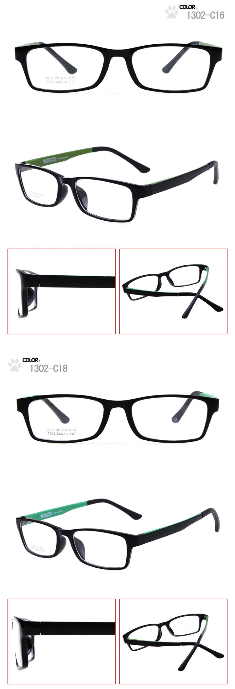 Пластиковые стальные очки с эффектом памяти, ультра-светильник TR90, женские/мужские очки, очки для близорукости, оптические оправы для очков oculos de grau