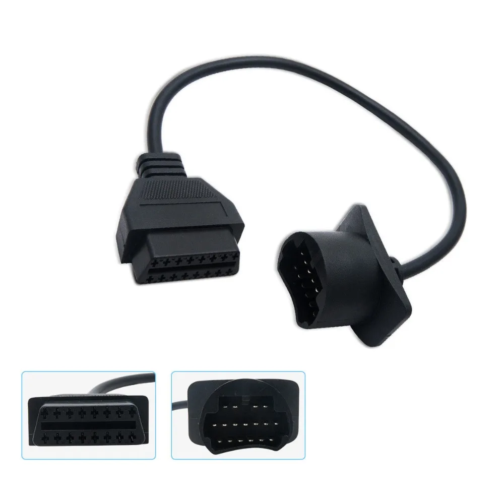 Диагностический Кабель адаптер OBD2 с 17 Pin на 16 для Mazda Ford Ranger|Кабели и коннекторы