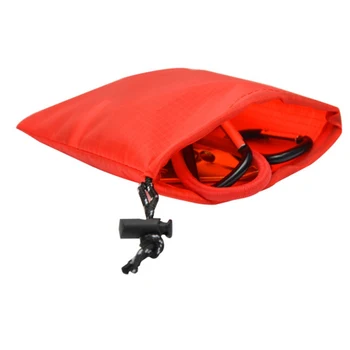 

Portable Camping Hiking Gadget Storage Pouch Drawstring Travel Bag Tent Pegs Bag Ultralight Stuff Sack Wind Buckle Accessory Bag