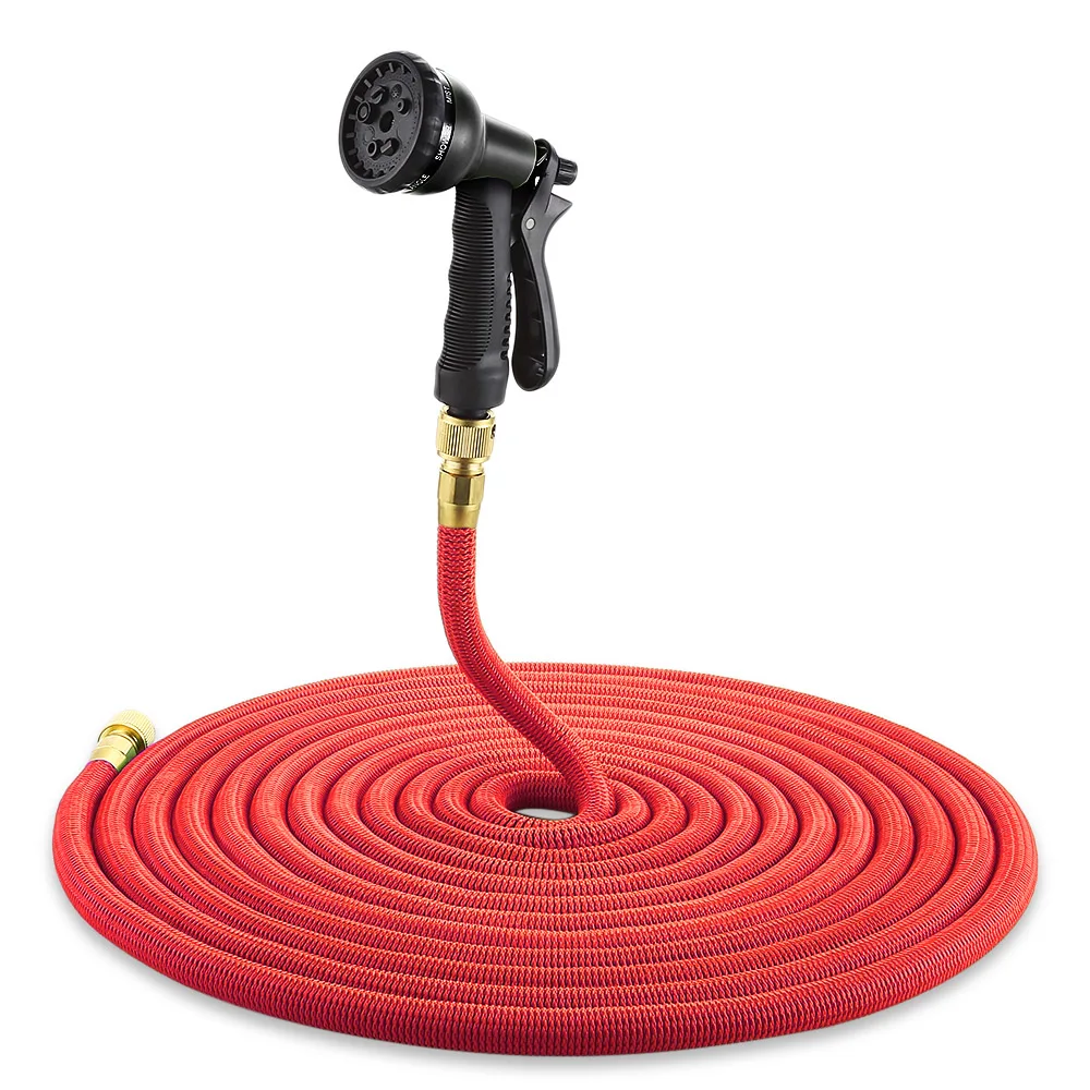 Goede Upgrade 25 100FT Tuinslang Expandable Magic Flexibele Waterslang Slang Plastic Slangen Pijp Spuitpistool Te Drenken Tuin Gereedschap