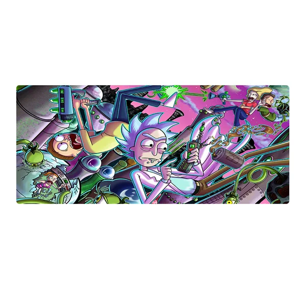 700x300 gaming large mouse pad l xl desk mat anime for rick and morty mousepad for pc laptop pad overlock - Цвет: Синий