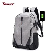 Teen Canvas Men Backpack Cool 2017 High School Bags for Teenage Book Bag Boys girls USB Schoolbag Male Back pack Laptop Women