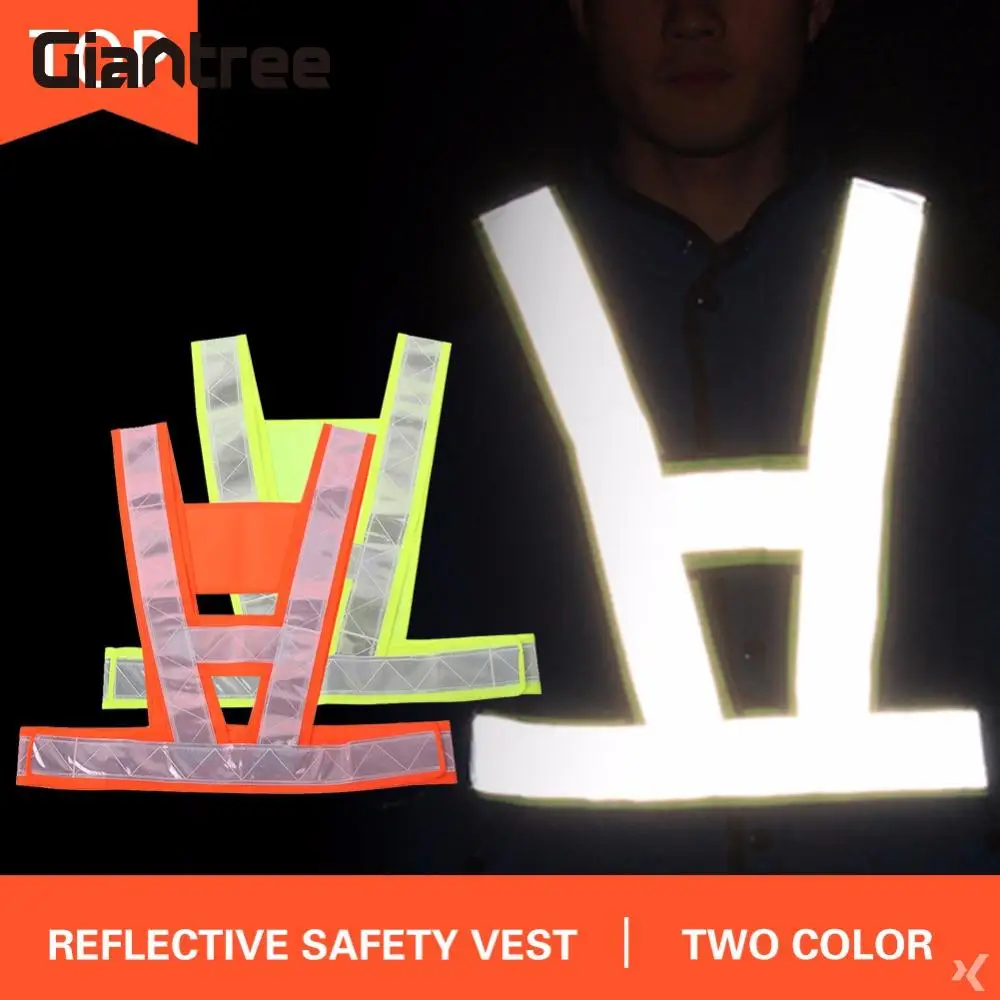 

giantrree Reflective Clothes Reflective Vest Traffic Clothing Children Outdoors sport Security Fluorescent Reflective tape