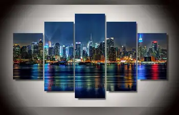 

HD Printed new york city Painting on canvas room decoration print poster picture canvas framed Free shipping/ny-1316