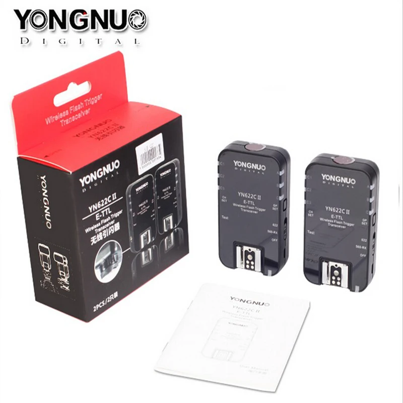  YONGNUO Wireless TTL Flash Trigger YN622 YN-622C II C-TX KIT with High-speed Sync HSS 1/8000s for C