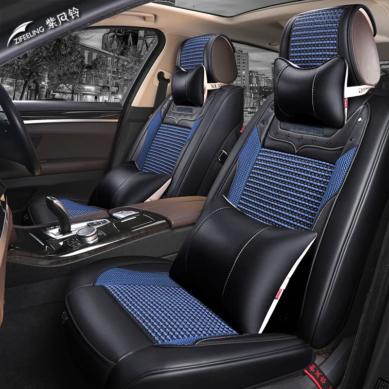 (Front + Rear) Special Leather car seat covers For Renault Koleos