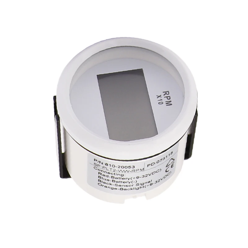 

52 m RPM Boat Tachometer With Hourmeter for Car Marine Auto Generator Outboard Motor Rev Counter Tacho Meter 12V/24V RPM Meter