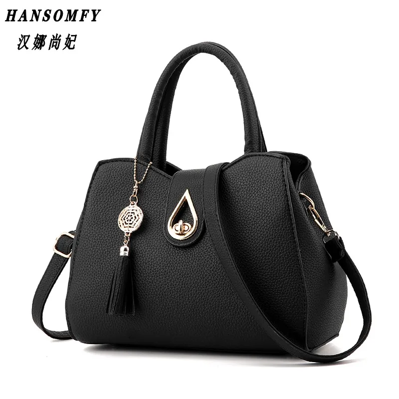 

100% Genuine leather Women handbag 2018 New Fashion handbag Crossbody Shoulder Handbag women messenger bags Water design