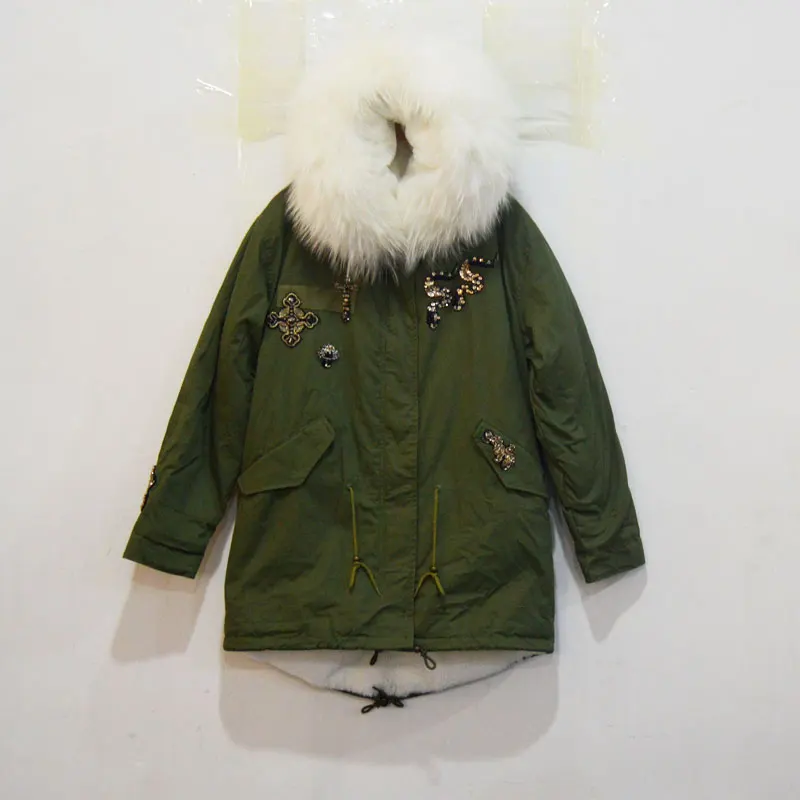 Special Offers 2016 new arrival hot sale style white custom-made 80cm length snake sign Winter coat Special Offers 2016 new arrival hot sale style white custom-made 80cm length snake sign Winter coat