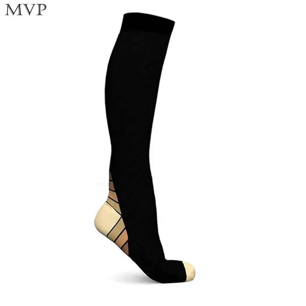 

Unisex Compression Socks Anti Fatigue Knee High Casual Fitness Running Sports